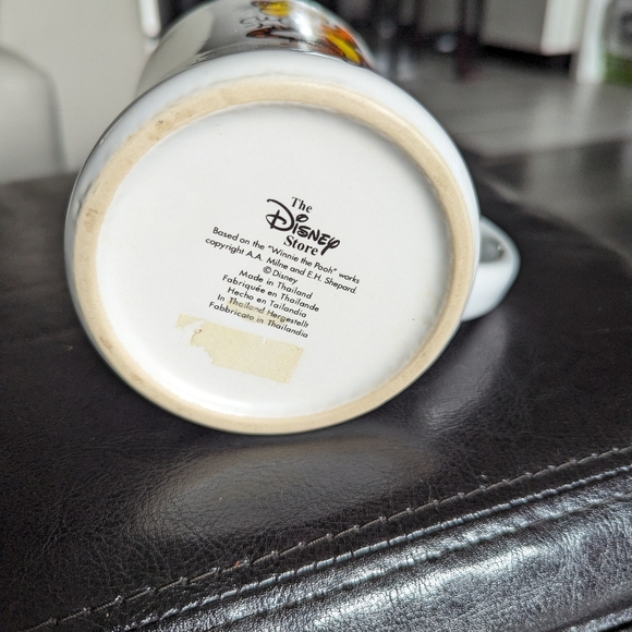 Vintage The Disney Store TIGGER Coffee Mug White Black 16 Ounce - Picture 3 of 3